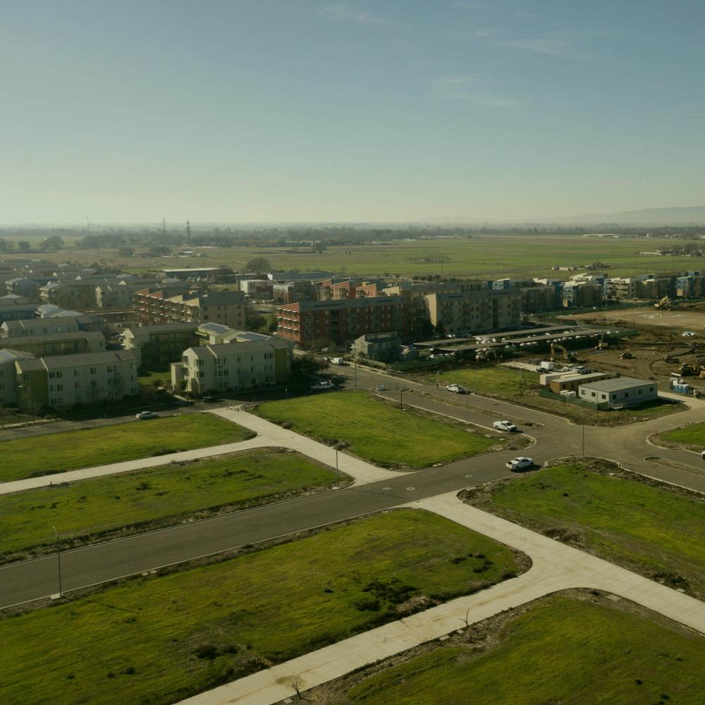 Drone view of the UC Davis Campus
